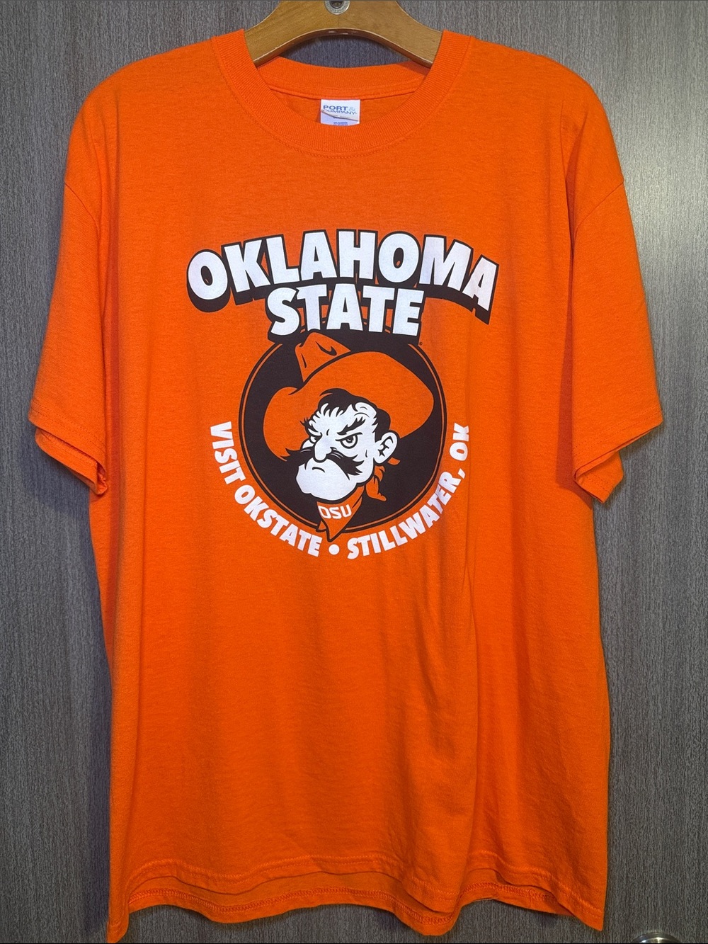 Oklahoma State University Cowboys Pistol Pete T-shirt Unisex Size Large NWOT